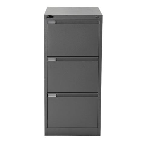 three drawer mercury vertical filing cabinet graphite ripple
