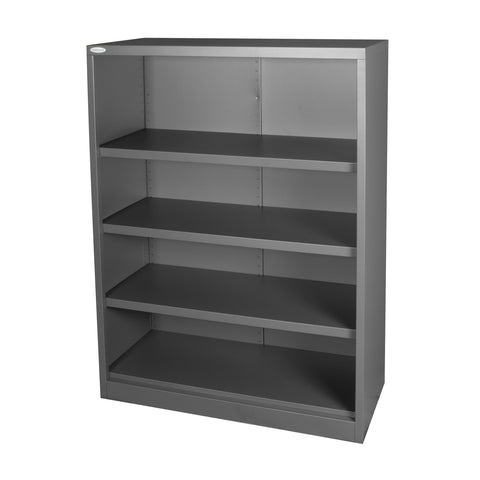 1320 High Graphite Bookcase with 3 adjustable shelves
