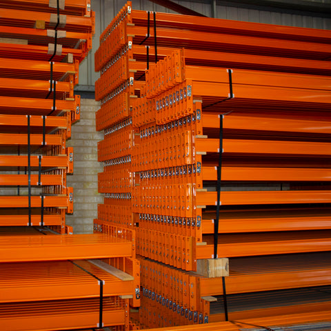 Collection of Orange Acerack Pallet Racking Beams